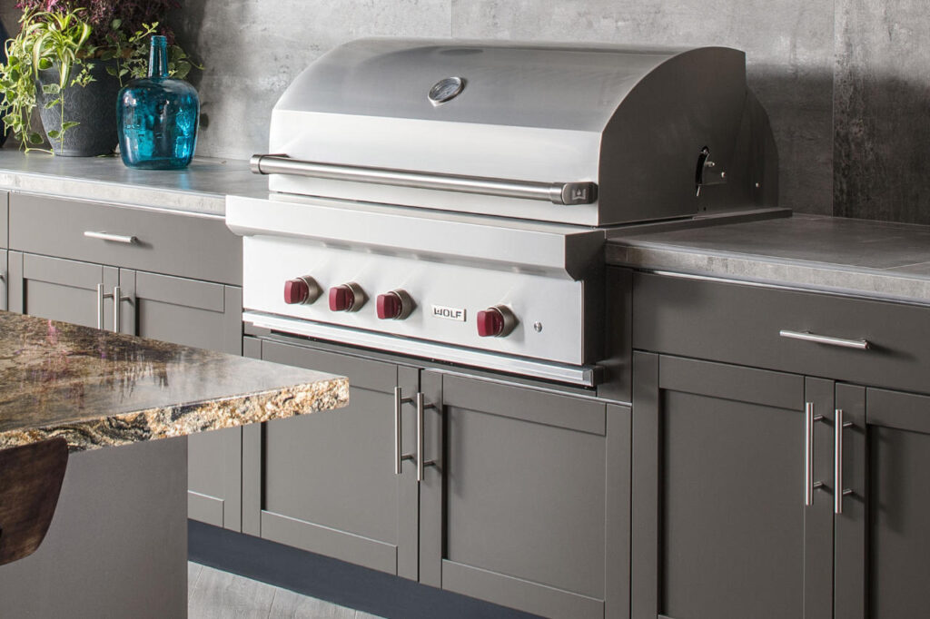 Brown Jordan outdoor cabinets for cookware
